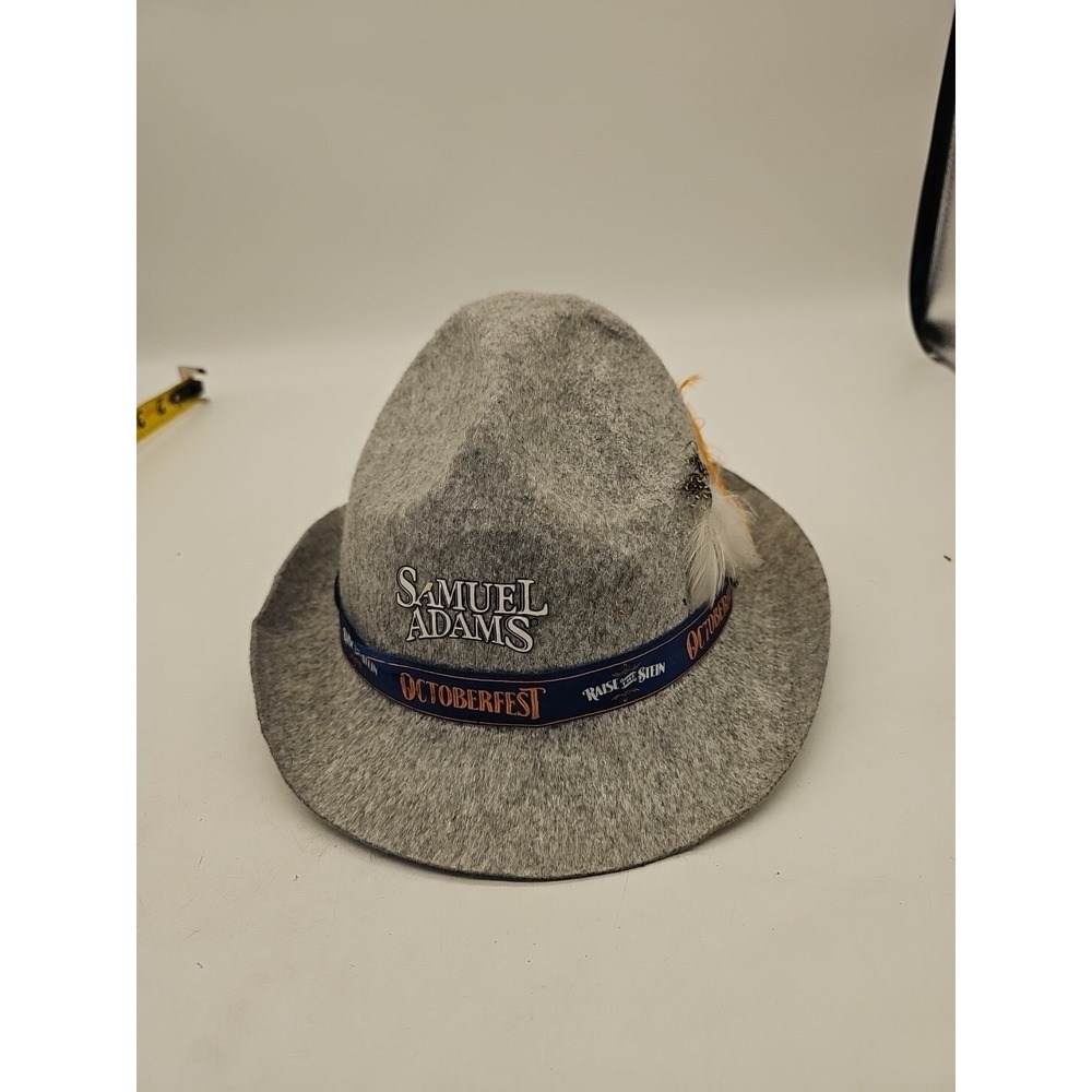 Octoberfest Samuel Adams Promotional Hat with Feather Raise the Stein‎